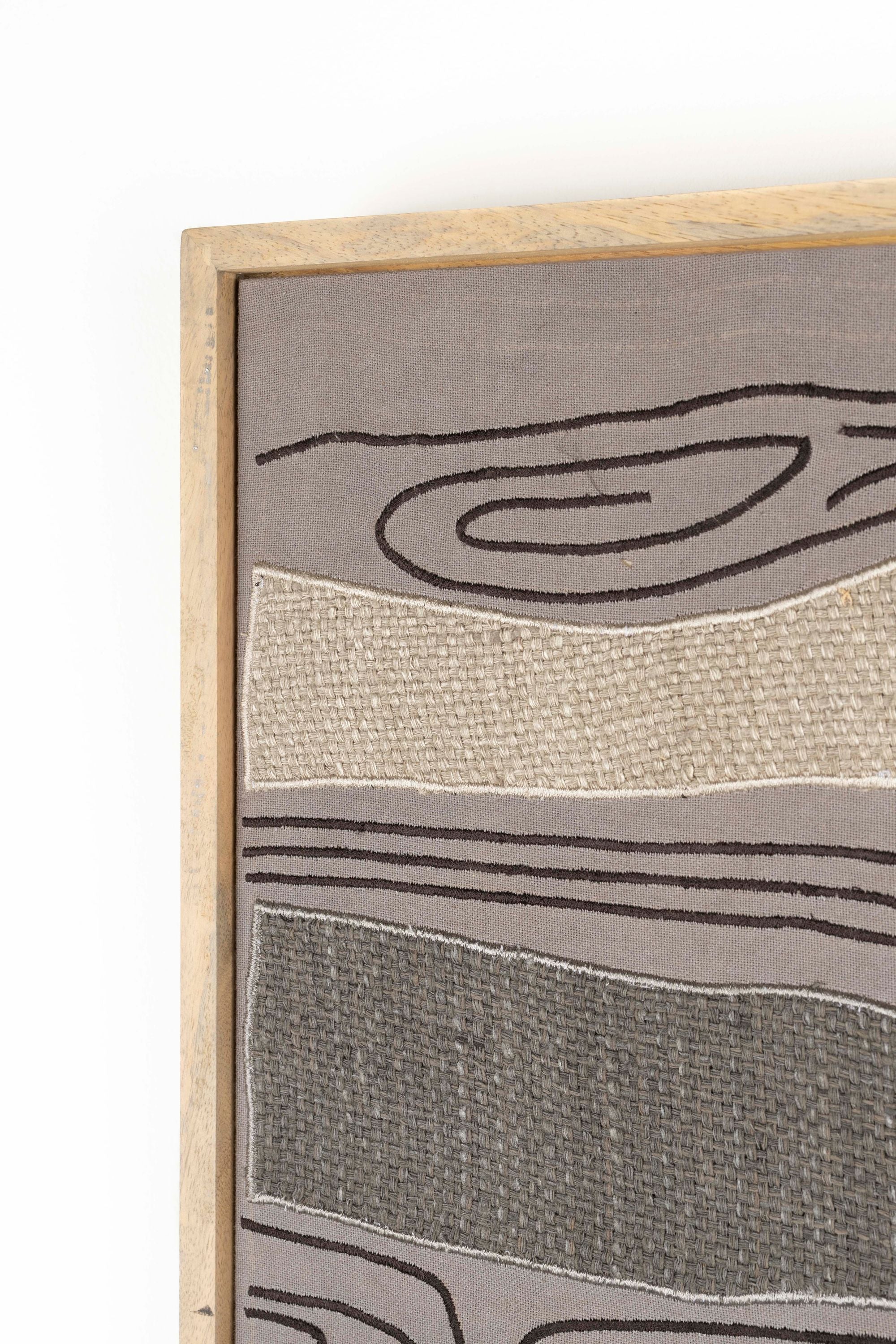 Zuiver Shallow Abstract Fabric Wall Art